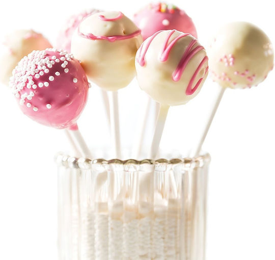 Cake Pops Lollipops Strohhalme Ø 0,38 x 22,8 cm 50 Stück Silikomart 055.2322