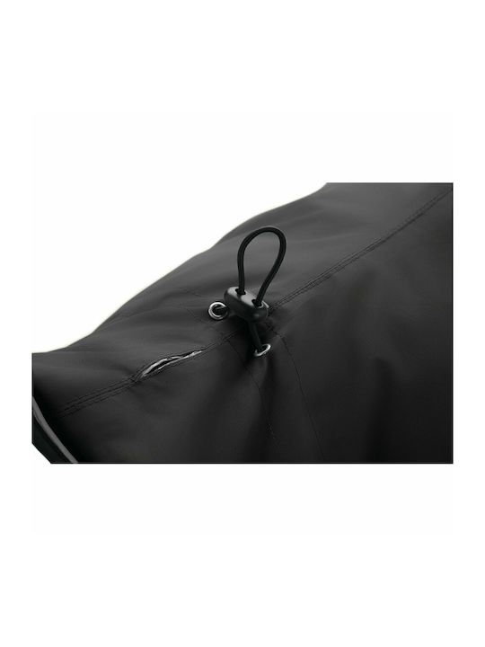Hunter Hundemantel Wasserdicht Schwarz mit Rückenlänge 55 cm.