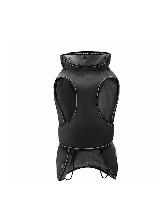Hunter Hundemantel Wasserdicht Schwarz mit Rückenlänge 55 cm.