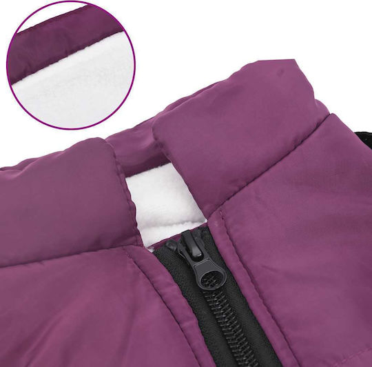 vidaXL Purple Dog Coat