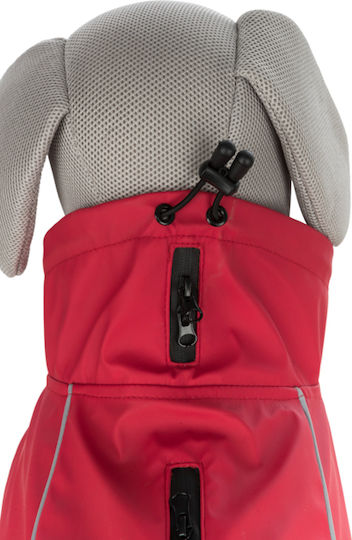Trixie Vimy Hundemantel Wasserdicht Rot XSklein mit Rückenlänge 30 cm.