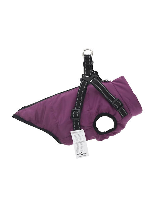 vidaXL Purple Dog Coat