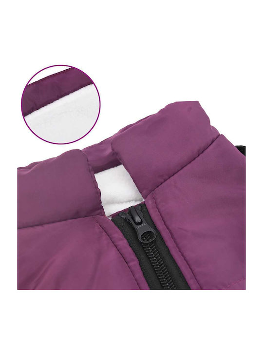 vidaXL Purple Dog Coat