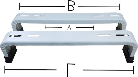 Floor Support Air Conditioner Brackets Λ425 42x5cm 2pcs