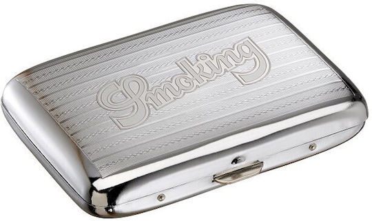 Ταμπακιέρα 16 Κανονικά Τσιγάρα Smoking Metal Cigarette Case 013561