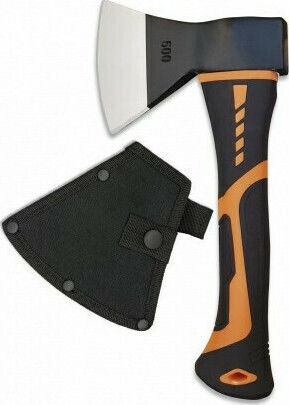 Albainox Axe Black-orange Blade 13cm Weight 0.75kg 32397