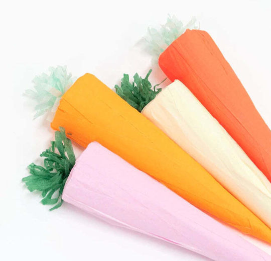 Meri Meri Partygeschenk Papiere Karotten mit Überraschungsgeschenken 4 Stück