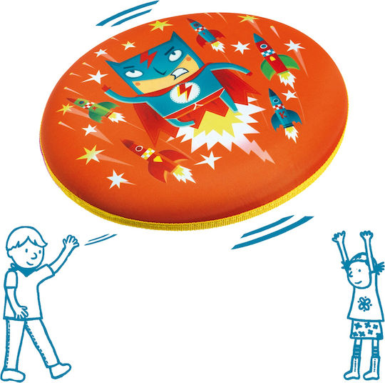 Djeco Frisbee Πορτοκαλί με Διάμετρο 20 εκ.