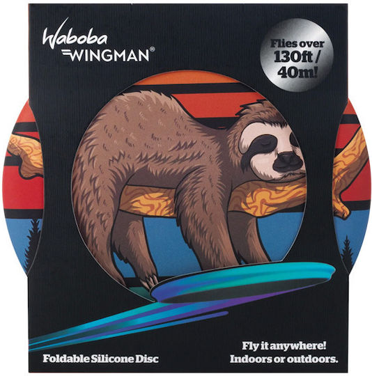 Waboba Wingman Frisbee Silicone with Diameter 15.2 cm Mountain Rays