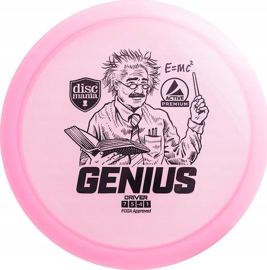 Discgolf Discmania Fairway Driver Genius Active Premium Pink 7 5 -4 1