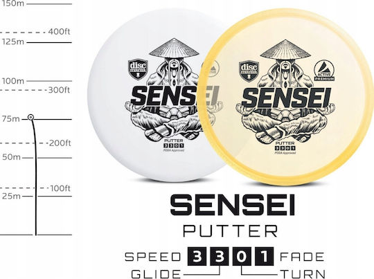 Discgolf Discmania Putter Sensei Active Premium Pink 3 3 0 1