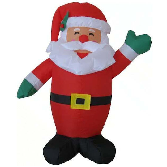 Inflatable Illuminated Santa Claus Electric Red