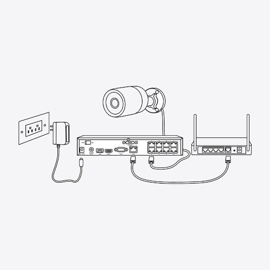 Reolink P330 IP Surveillance Camera 4K Waterproof with Two-Way Communication and Lens 2.8mm