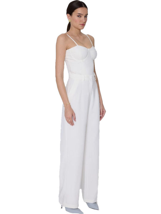 Women's Fabric Trousers Ecru
