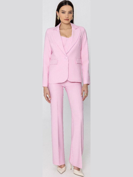 Lorrie Dama Tesatura Pantaloni Pink