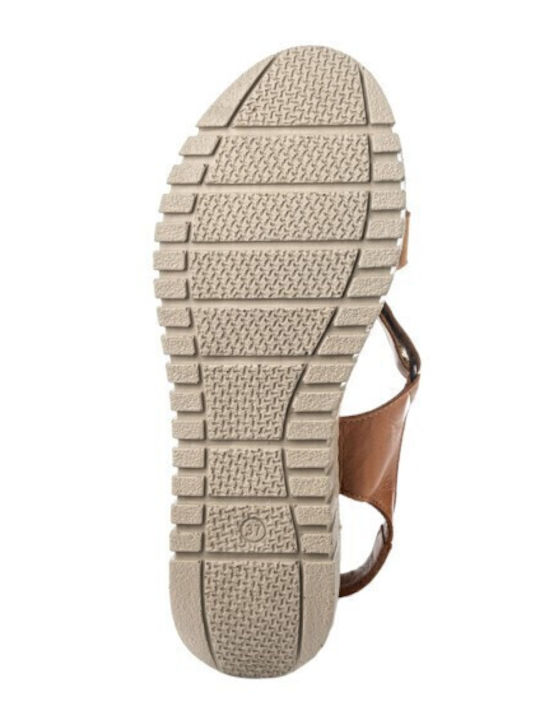 Leather Sandals Tabac Brown