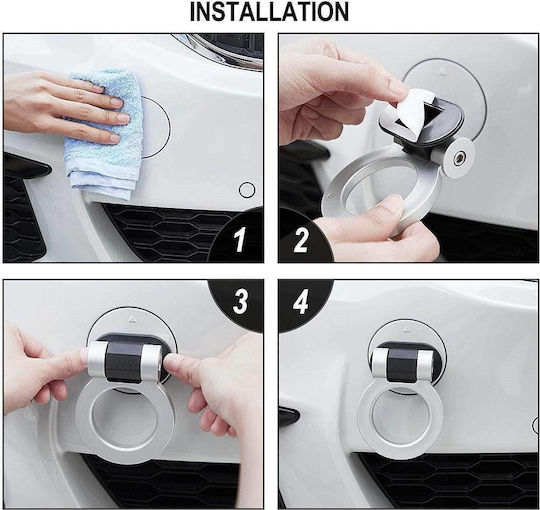 Cârlig De Remorcare Auto Argintiu