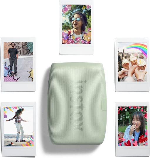 Fujifilm Instax Mini Link 3 Thermische Fotodrucker mit Bluetooth Sage Green