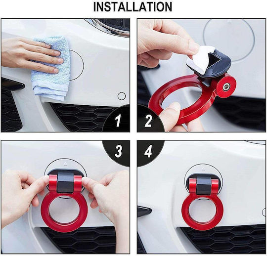 Cârlig De Remorcare Auto Roșu
