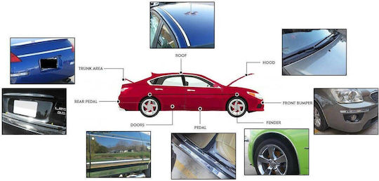 Chrome Film Roll Wrapping Car Trims Ornaments 150 X 2cm