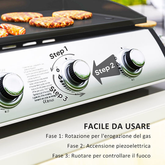 Outsunny Plită comercială 7.5kW