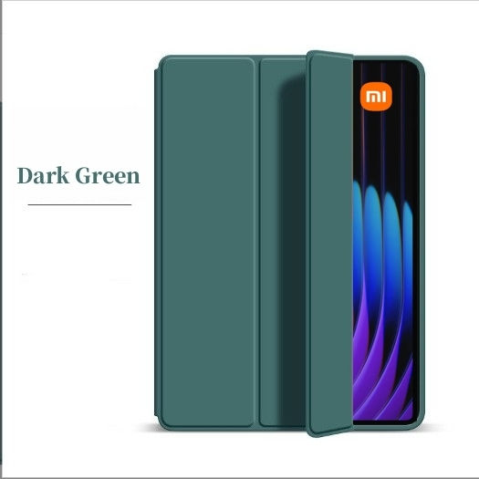 Ultra Slim Hülle für Xiaomi Pad 7 Pad 7 Pro 11,2" 2025 Silikon TPU Smart Cover – Meeresgrün