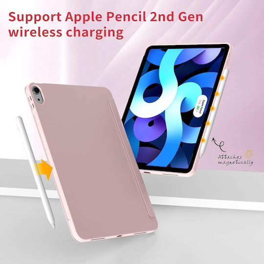 Husa Ultra Slim Pentru Apple Ipad A16 11-inch 2025 10.9-inch 2022 Silicon Tpu Smart Cover – Roz