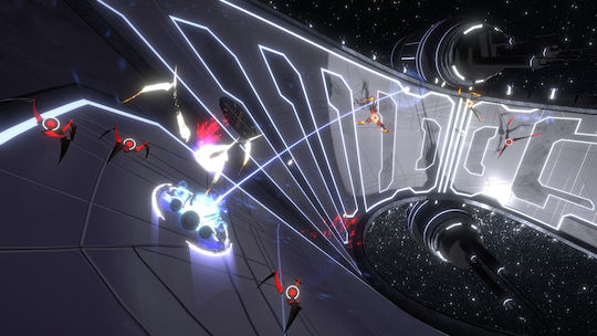 Curved Space Switch Game