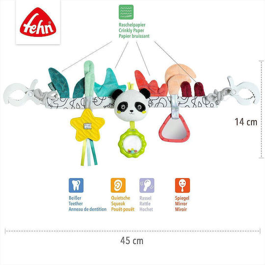 Fehn Lanț pentru Leagăn și Cărucior cu oglindă Pram pentru 0++ Luni