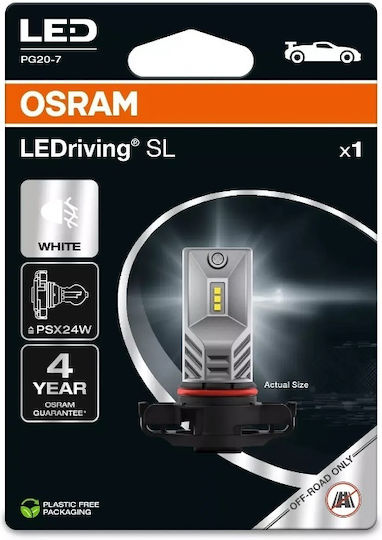 Osram Lamps Car & Motorcycle PSX24W LED 6000K Cold White 12V 6.7W 1pcs