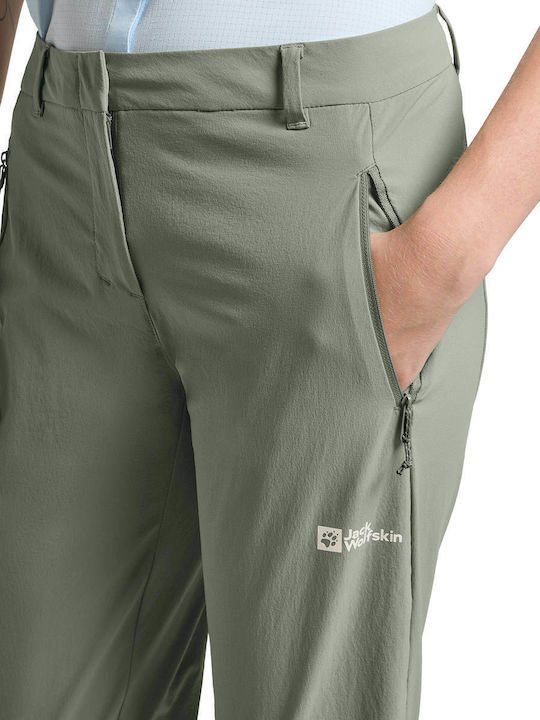 Jack Wolfskin Women's Hiking Long Trousers Green