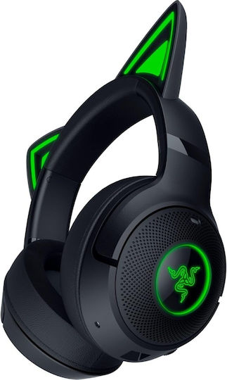 Razer Kraken Kitty V2 Wireless / Wired Over Ear Headphones with 40 hours of Operation Black