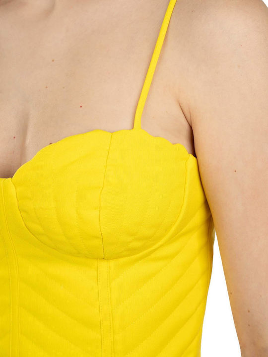 Γυναικεία Μπλούζα Αμάνικη Yellow