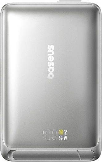 Baseus Nomos Power Bank 10000mAh 45W με Θύρα USB-C Power Delivery Ασημί