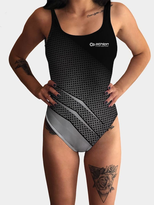 Sportlicher Badeanzug Blau