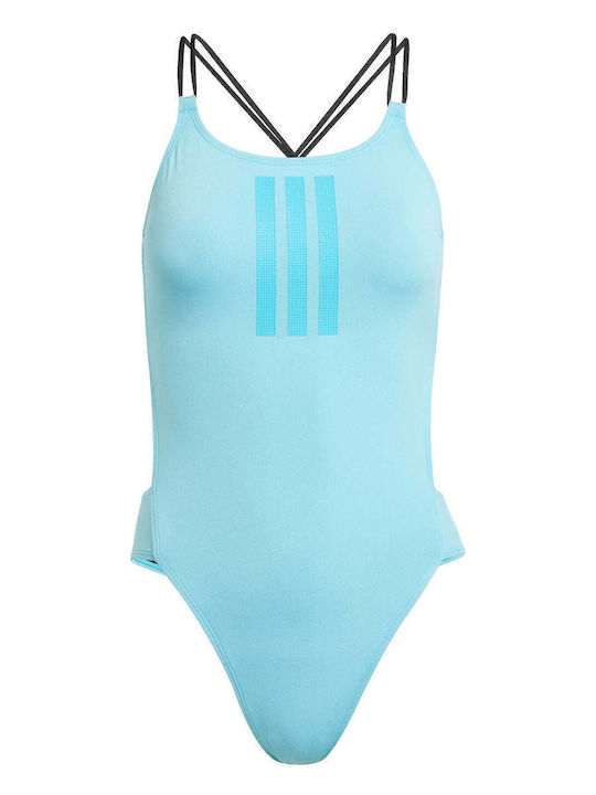 3-Stripes Αθλητικό Ολόσωμο Μαγιό Blue