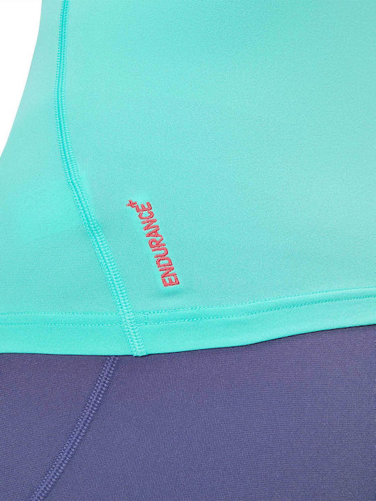 Speedo Women's Short Sleeve Sun Protection Shirt Blue