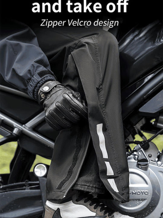 Motowolf V5 Men's Waterproof Riding Jacket & Pants Set Blue/Grey