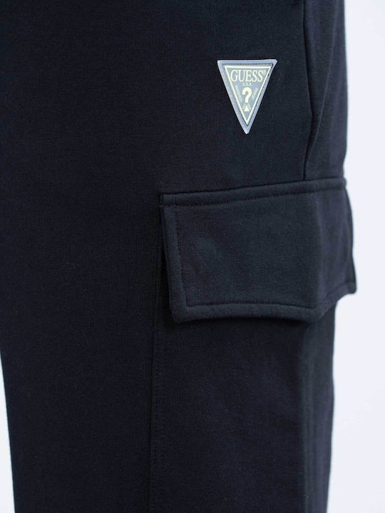 Cargo Παντελόνι Φόρμας με Λάστιχο Black