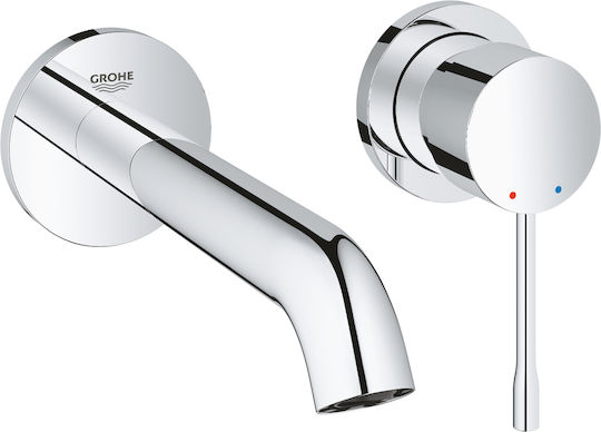 Grohe Built-in Mixer, Hand Shower & Shower Head Set for for Bathroom Sink Silver