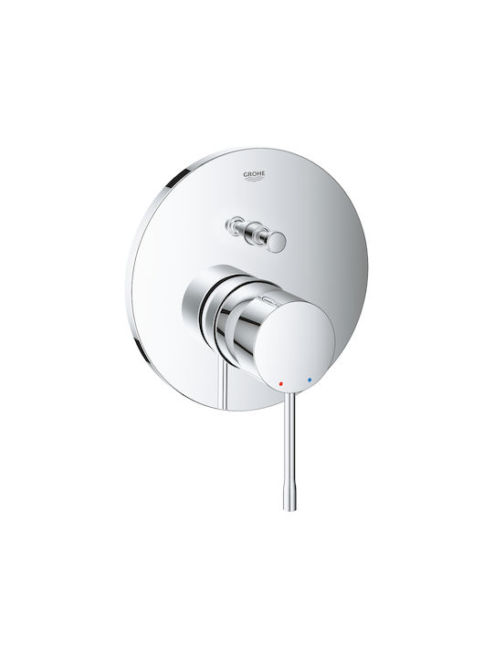 Grohe Built-in Mixer, Hand Shower & Shower Head Set for for Bathroom Sink Silver