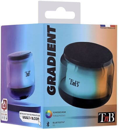 T'nB Gradient Bluetooth високоговорител 3W Черен