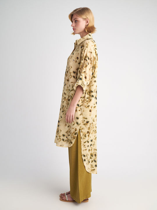 Savanah Midi Dress Beige