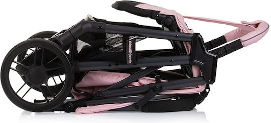 Chipolino Sparkle Καρότσι Μωρού Kατάλληλο από 6+ Mηνών Pink Marsmallow 6.6kg