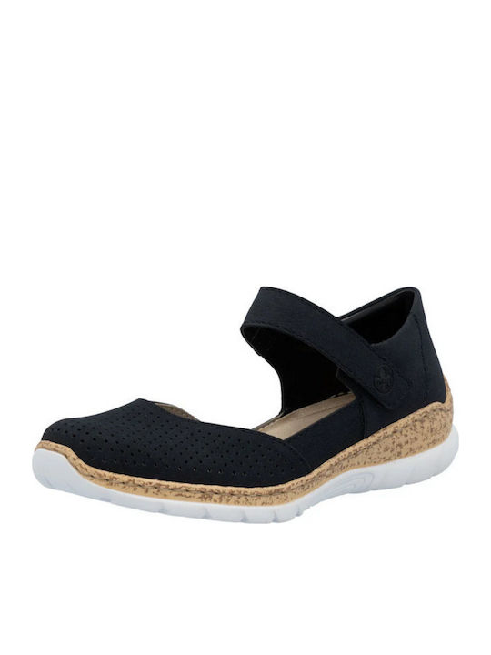 Damen Ballerinas in Blau Farbe