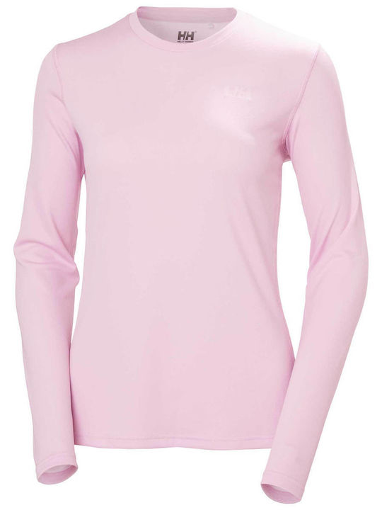 Helly Hansen Lifa Active Γυναικεία Ισοθερμική Μακρυμάνικη Μπλούζα Ροζ