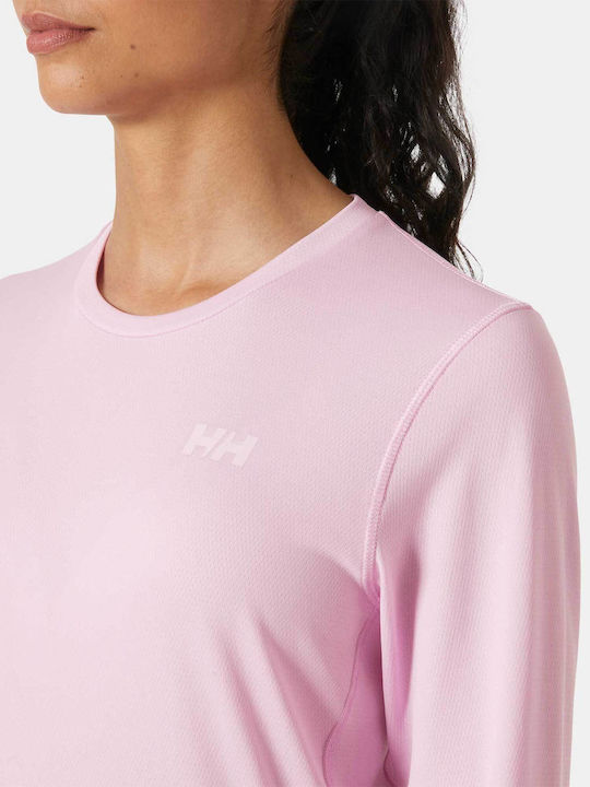 Helly Hansen Lifa Active Γυναικεία Ισοθερμική Μακρυμάνικη Μπλούζα Ροζ