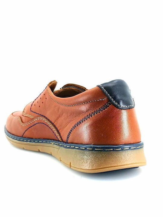 Leder Herren Freizeitschuhe Tabac Braun