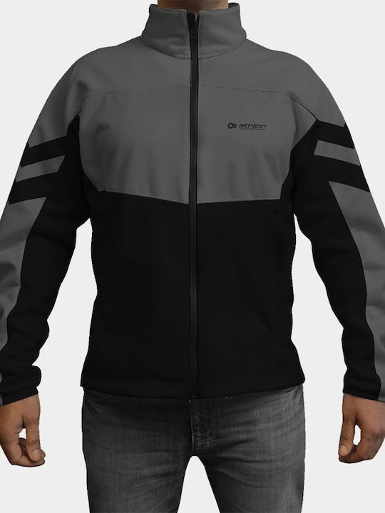 Athlon Men's Soft Shell Ski & Snowboard Jacket Black 149-BLCK