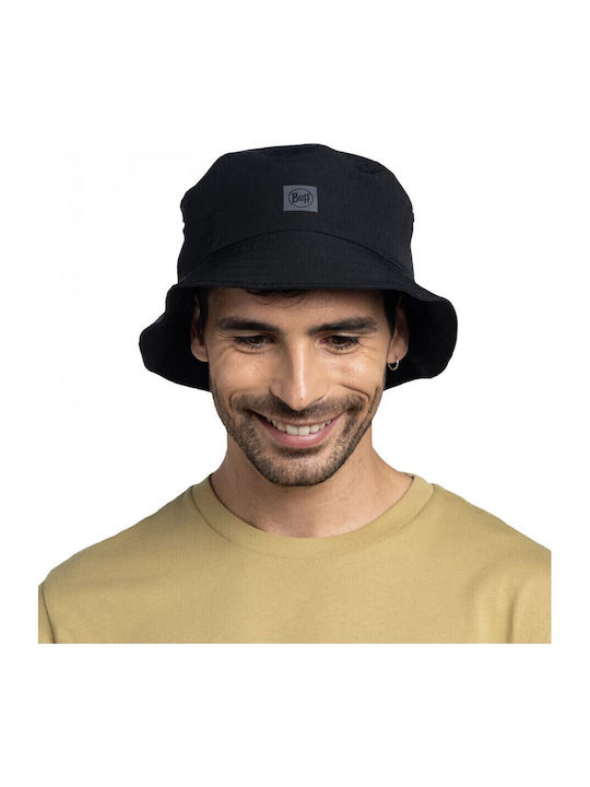 Buff Fabric Women's Bucket Hat Black